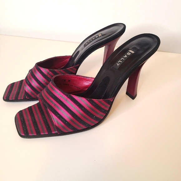 Bally Shoes - Bally square toe mules size 7.5